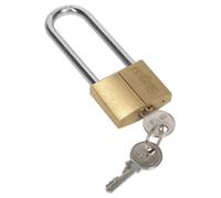 Sealey Cuerpo de Latón Candado con Latón Cilindro Arco Largo 40mm S0989