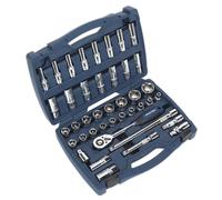 Sealey Enchufe Juego 41pc 1.3cmSq Drive Walldrive® Métrico AK8993