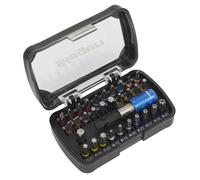 Siegen S01035 Poder Herramienta Juego Llaves 32pc Codificado por Colores S2