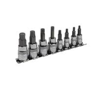 Sealey Hex Juego Llaves Brocas Lock-On™ 8pc 0.6cm & 1cmSq Drive - Imperial