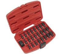 Sealey Impacto Trx-Estrella / Hex / Spline Set de Brocas 25pc 1.3cmSq Drive