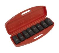 Sealey Juego De Dados Impacto Profundo 8 Piezas 1in 24-41mm AK888M