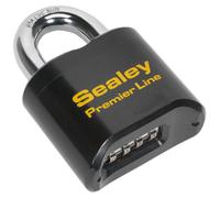 Sealey PL603 Cuerpo de Acero Candado Combinación 62mm