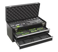 Sealey Portátil Herramienta Pecho 2 Cajón Con 90pc Kit Herramientas S01055