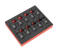 Sealey Premier Empalme Universal Juego de Brocas de Impacto 1cmSq Drive 10pc 30°