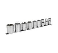 Sealey Socket Set 9pc 1/2" Sq Drive Whitworth