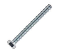 Sealey SS875 HT Set Tornillo M8 X 75mm 8.8 Cinc din 933 Paquete De 25