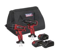 Sealey Taladro Combinado Inalámbrico De 20V SV20 De 13Mm Y 1/4" De Impacto
