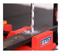 Sealey Taladro Soporte con Hierro Fundido Base de Hierro 500mm & 65mm Vice DS01
