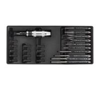 Sealey TBT18 Herramienta Bandeja Con Perforadora Y Impacto Conductor Juego 25pc
