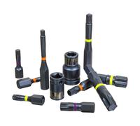 Sealey Trx-Estrella / Hex / Spline Juego Llaves Impacto 42pc 1cm & 1.3cmSq Drive