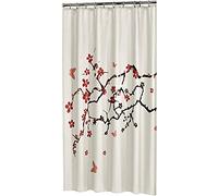 Sealskin Blossom cortina de ducha 200x180 cm blanco-multicolor 233451359
