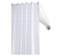 Sealskin - Cortina Flexible de Ducha, Metal, Chromo 80 x 155 x 5 cm