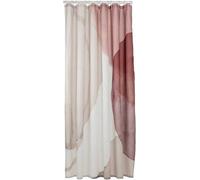 Sealskin Earth Cortina de ducha 180x200 cm Poliéster Rosa oscuro / Blanco roto