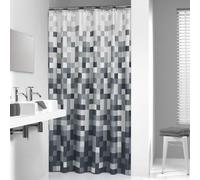 Sealskin Pixel cortina de ducha 200x180 cm blanco-negro 232651319