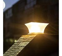 Seasaleshop lámpara Solar Exterior 24LED Aplique Exterior Impermeable, reconocimiento automático del Cuerpo Humano, para jardín, casa, Garaje, Patio, Muro, Escalera, Patio