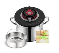 SEB Clipso + Chef Expert 8 L, Olla de cocción rápida con 4 programas, 6 a 8 personas, cocción rápida, compatibilidad con horno, P4571400