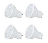 SEBSON Bombilla LED GU10 Blanco Cálido 2,5W Sustituye 50W Halógena, 450lm, Ángulo del Haz 90° - Focos Empotrables 230V ø50x53mm - Set de 4