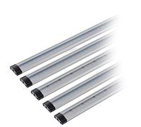 SEBSON® LED bajo mueble regulable, tira de iluminación 30cm, Conjunto de 5, Blanco cálido, 3.5W, 250lm
