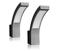 SEBSON LED Lampara Exterior 2 Piezas, Aplique Pared IP65 Antracita