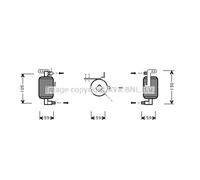 Secador, aire acondicionado AVA COOLING PED195