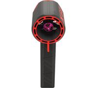 Secador de aire para turbinas, con ventilador turbo de alta potencia, 11 aspas, batería de 8000 mAh, motor sin escobillas, conducto de 64 mm, empuje de 1400 g, compatible con voltaje de 100-240 V, con