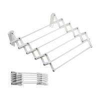 Secador Lavadero Toallero Plegable Blanco