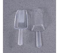 SECFOU 10 Palas Medidoras de Plástico Mini para Hielo y Polvo, Ligeras y Portátiles, Ideales para Cocina y Buffets, Paquete de 10 Unidades