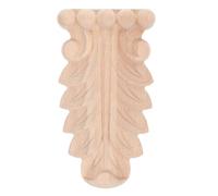 SECFOU Aplique Accesorio Artesanal de Madera Tallada Detalles Intrincados Beige Estilo Europeo y Toque Lujoso para Decoración Vintage Hogar y Salas para