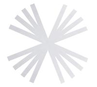 SECFOU Cinta Adhesiva Reflectante y Longitud DIY 10 Piezas para Tacómetro Material Pvc Fácil de Usar Adecuado para Comprobador de Velocidad en Exteriores