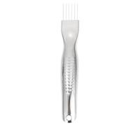 SECFOU Cortadora de Acero Inoxidable Plata Profesional Herramienta Resistente Ahorra Trabajo de Cocina para Cebolla y Verduras para Cocinar