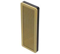 SECFOU Humidificador Rectangular para Cigarros Compacto Retención de Humedad, Accesorio de Plástico Dorado Adecuado para Viaje y Mantenimiento Elegante