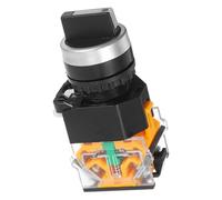 SECFOU Interruptor Selector Giratorio de Posiciones con Autbloqueo Cambio de Mando para Equipo Eléctrico Fácil Instalación Compatible con Voltaje Conmutador de Leva para Control Estable