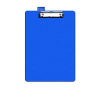 SECO Portapapeles A4 cubierto de PVC con clip resistente, color azul