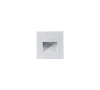 SECOM Aplique de Pared LED Empotrable Cuadrado Trido Mini 2W 90lm IP65 8.5x8.5x5.3cm Blanco 25000H SECOM