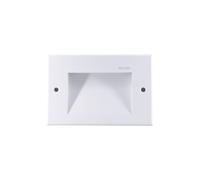 SECOM Aplique de Pared LED Empotrable Rectangular Trido Maxi 6W 300lm IP65 18x5.3x12cm Blanco 25000H SECOM