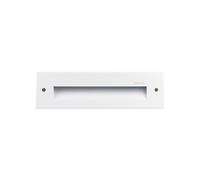 SECOM Aplique de Pared LED Empotrable Rectangular Trido Medium 6W 300lm IP65 25x5.3x7.5cm Blanco 25000H SECOM