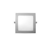 SECOM Downlight LED Empotrable Cuadrado 18W 1400lm 17x17cm 3000K Cromo IP44 30000H SECOM