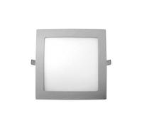 SECOM Downlight LED Empotrable Cuadrado 18W 1800lm 22.5x22.5cm 5700K Cromo IP44 30000H SECOM