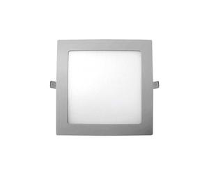 SECOM Downlight LED Empotrable Cuadrado 18W 1800lm 22.5x22.5cm 5700K Cromo IP44 30000H SECOM