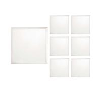 SECOM Pack de 6 Paneles LED Superficie Cuadrado Zelek 38W 5200lm 60x60x2cm 4000K Blanco 50000H SECOM