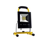 SECOM Proyector LED Provit Portátil con Batería Recargable 20W 1800lm IP54 21.5x19x32.5cm 4000K Negro/Amarillo 5H SECOM