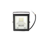 SECOM Proyector LED Tenko Eco 10W 900lm IP65 11.8x4x14.5cm 5700K Negro 50000H SECOM