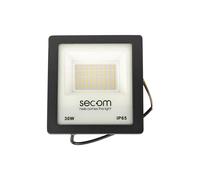 SECOM Proyector LED Tenko Eco 30W 3000lm IP65 17.4x4.9x18.4cm Negro 50000H SECOM