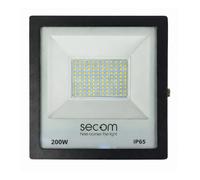 SECOM Proyector LED TenkoS2 200W 20000lm IP65 33x7x42cm 3000K Negro 30000H SECOM