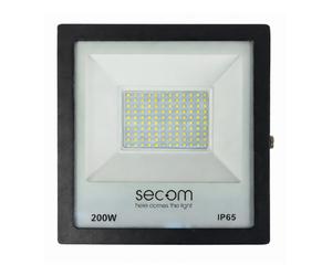 SECOM Proyector LED TenkoS2 200W 20000lm IP65 33x7x42cm 3000K Negro 30000H SECOM