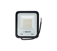 SECOM Proyector LED TenkoS2 30W 3000lm IP65 16.3x4x19cm Negro 30000H SECOM