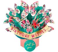 Second Nature Pop Ups POP242 - Tarjeta de felicitación 3D, diseño de mariposas
