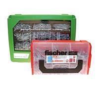 Secotec 118500217 Fischer - Juego de tacos y tornillos, color verde y rojo