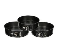 Secret de Gourmet - Juego de moldes desmontables para postres (3 unidades), color gris oscuro